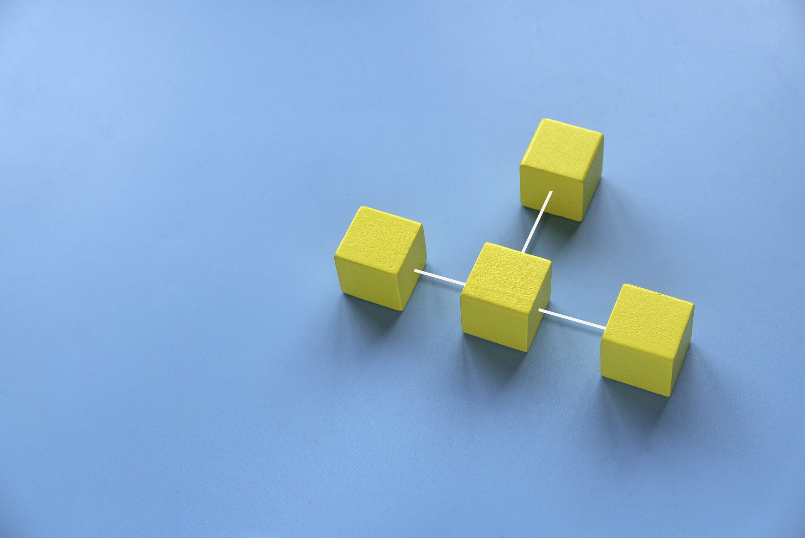 blocks representing partnership