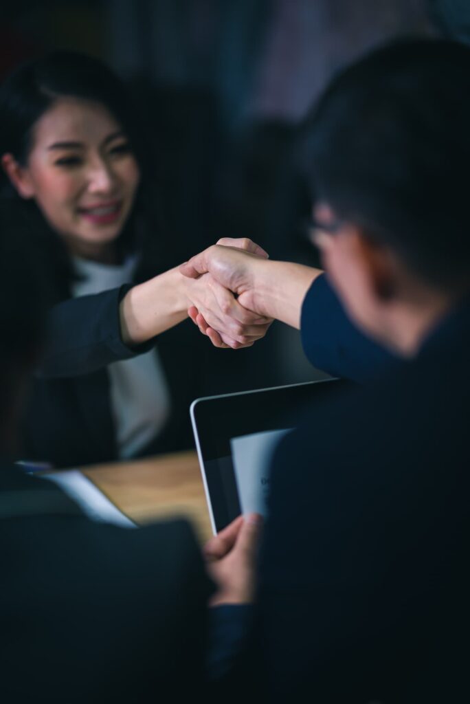 business agreement handshake