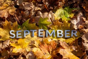 leaves with September